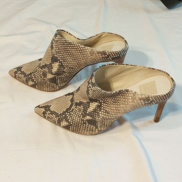 Snake Print Dolce Vita Stiletto Heels - Picture 6 of 9